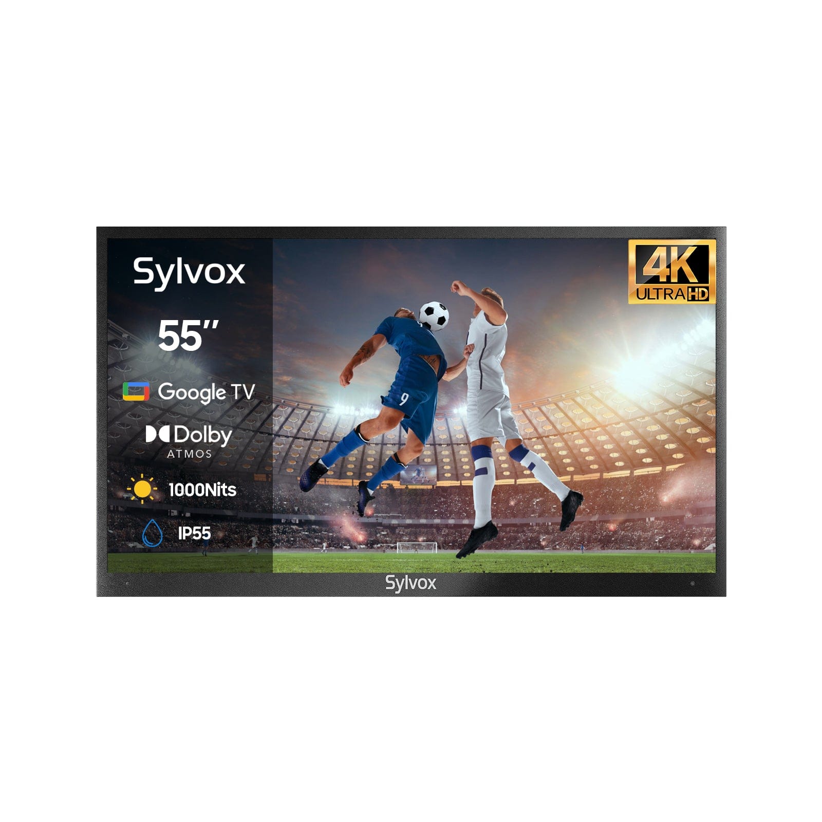 Sylvox 55" Outdoor TV(Google TV) -Deck Pro 2.0 (OT55A2KHGD)