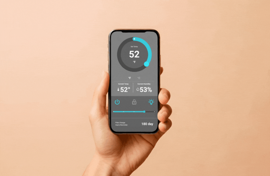 Wine Enthusiast Latitude L 26" Smart Wi-Fi Wine Cellar with Luxury Spacing and Steady-Temp Cooling - 236 09 89 03 K