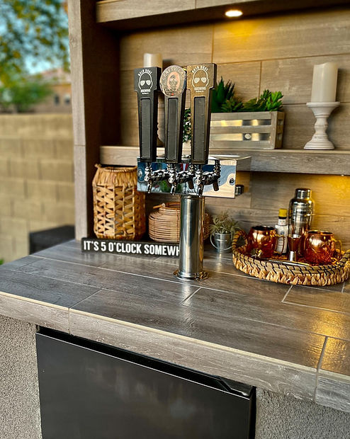 KoKoMo Fantasy Outdoor Kitchen Island 20'x20'
