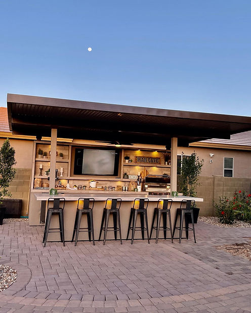 KoKoMo Fantasy Outdoor Kitchen Island 20'x20'