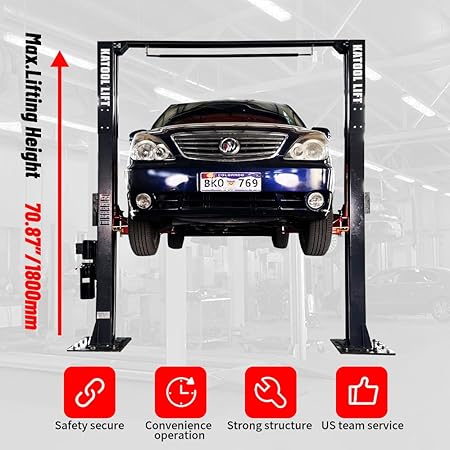 12000lbs Single Point Lock 2 Post Lift AM120SD Car Lift Auto Lift Two Post Car Lift