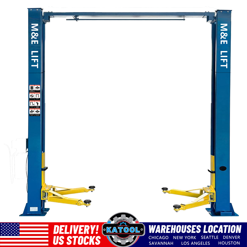 2 Post Lift 9000lbs 110v Two Post Lift Auto Lift Car Lift Hoist Equipment Heavy Duty M90s