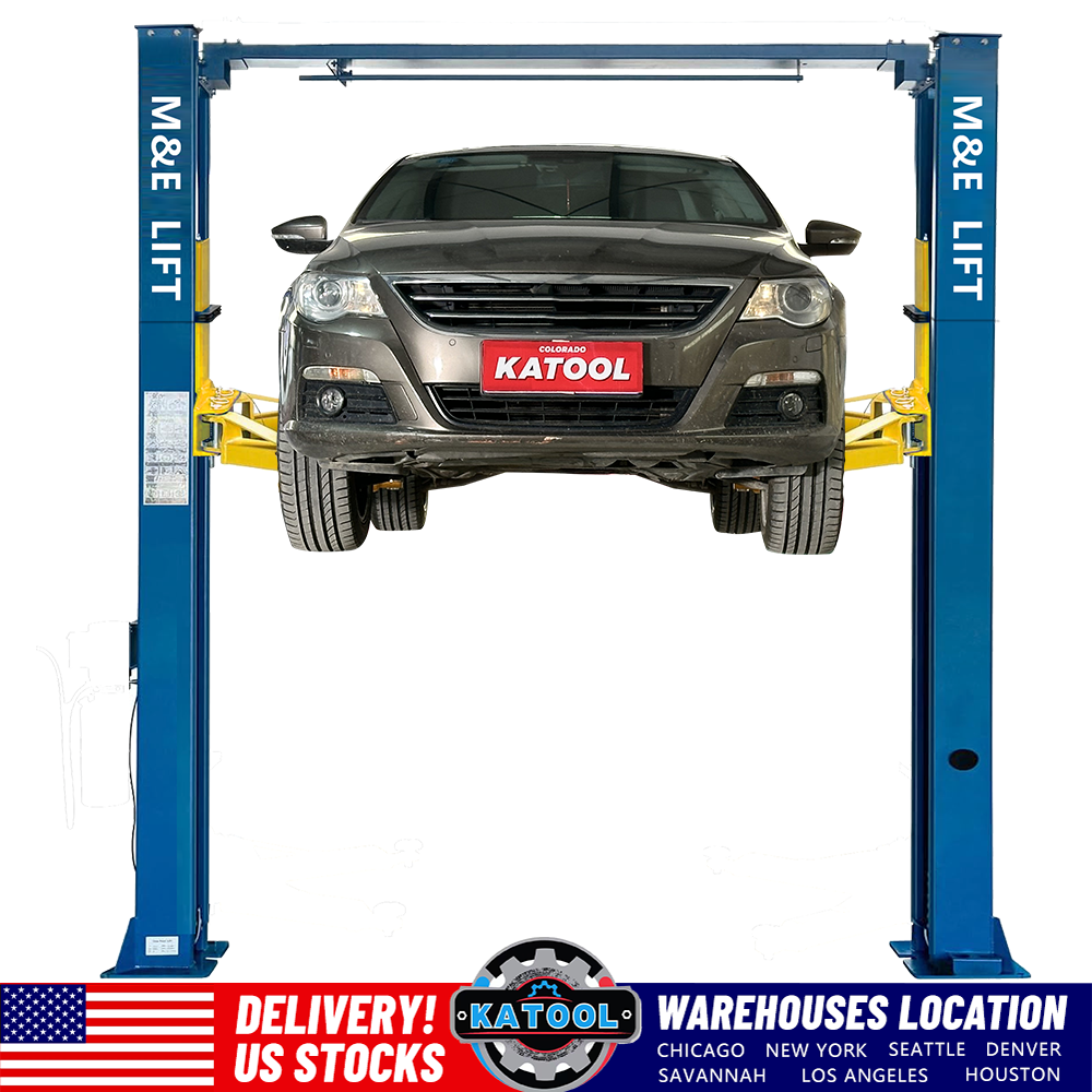 2 Post Lift 9000lbs 110v Two Post Lift Auto Lift Car Lift Hoist Equipment Heavy Duty M90s