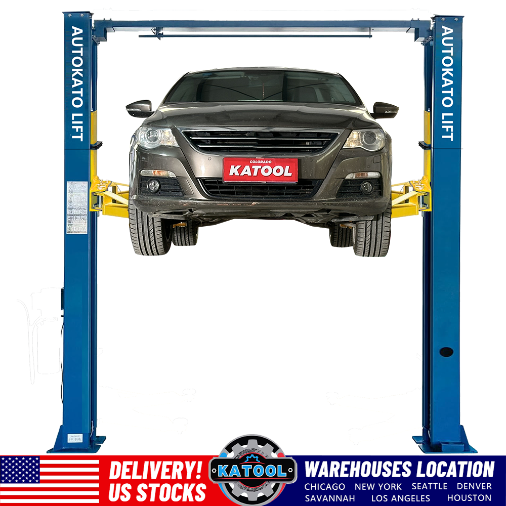 2 Post Lift 11000lbs 110v Two Post Lift Auto Lift Car Lift Hoist Equipment Heavy Duty AK-M115S