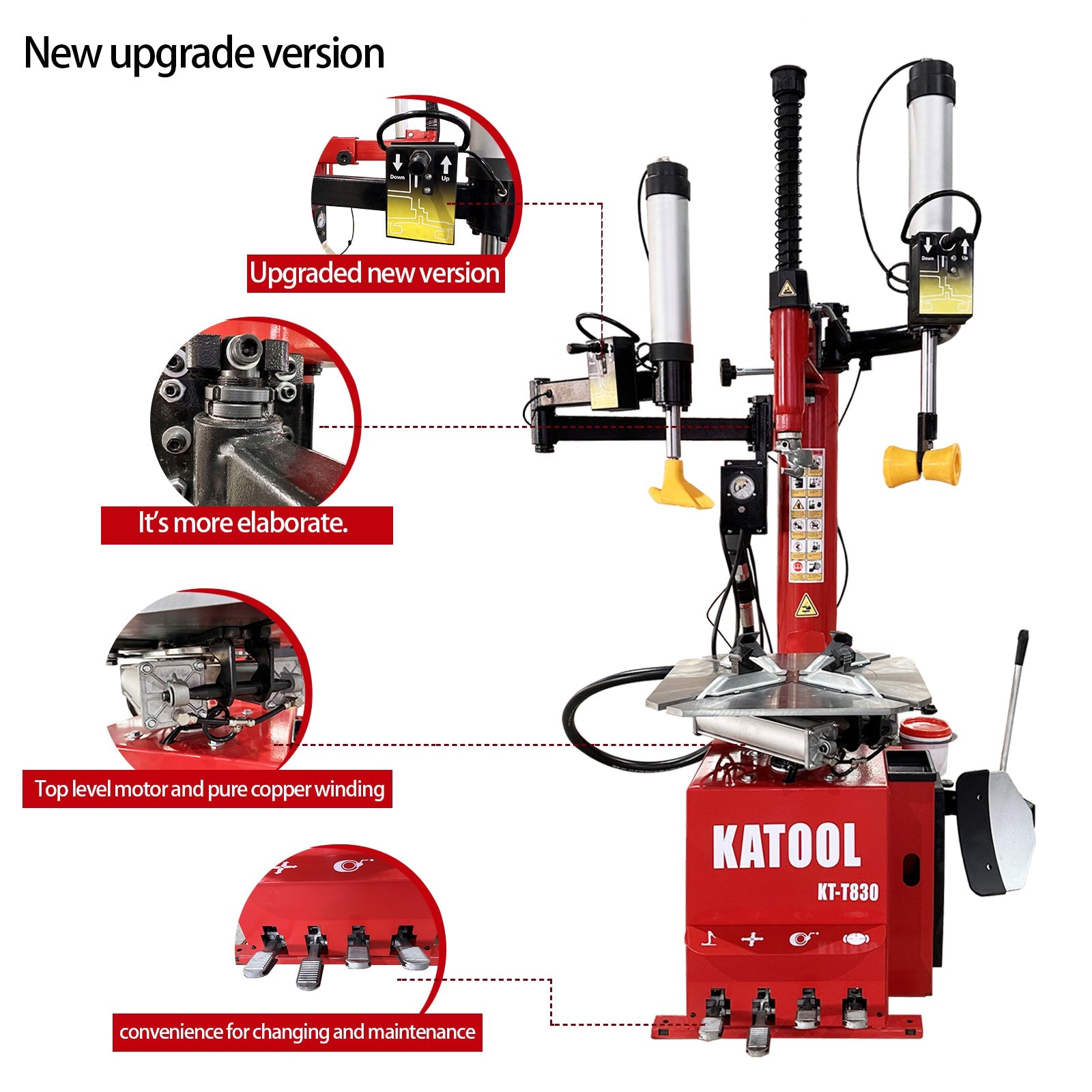Combo 10: Tire Changer KT-T830 & Wheel Balancer KT-B750