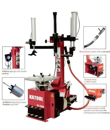 Combo 3: Tire Changer KT-T830 & Wheel Balancer KT-B700