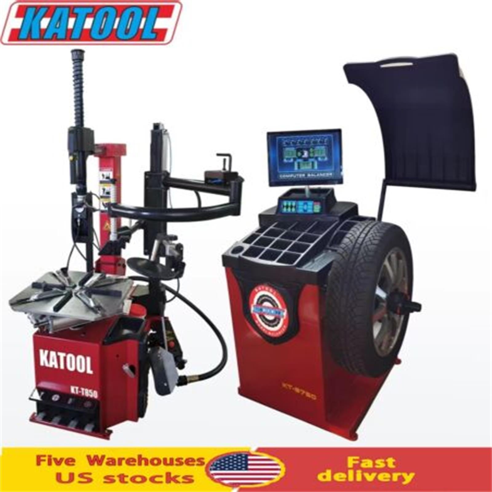 Combo 9: Tire Changer KT-T850 &  Wheel Balancer KT-B750