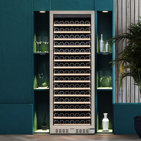 Wine Enthusiast Latitude L 26" Smart Wi-Fi Wine Cellar with Luxury Spacing and Steady-Temp Cooling - 236 09 89 03 K