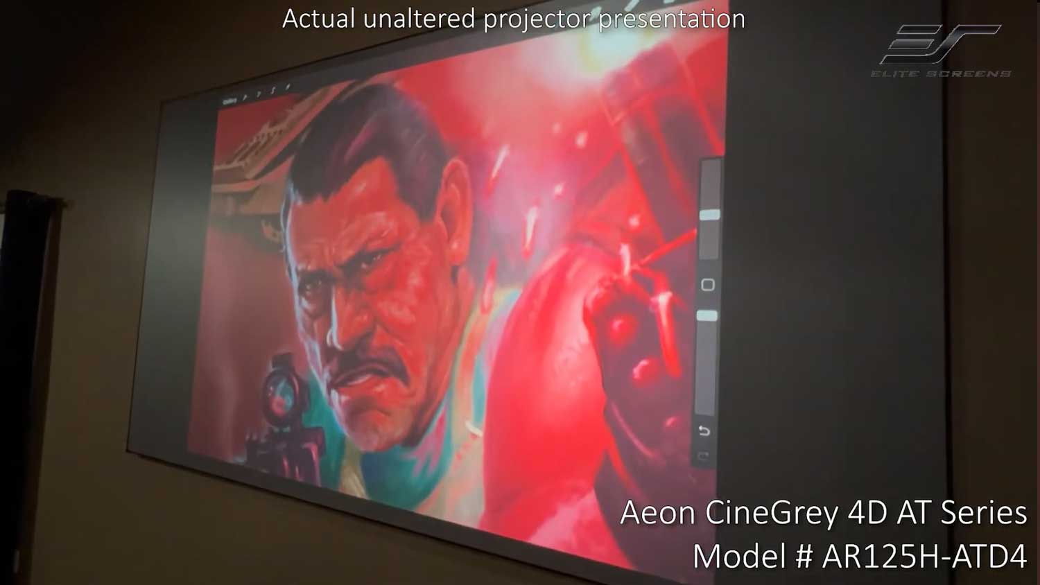 Elite Screens Aeon CineGrey 4D AT Series