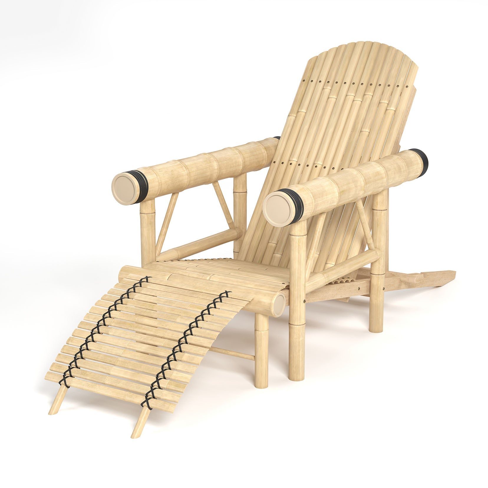 Ram Game Room Bamboo Tiki Lounge Chair (TCHAIR)