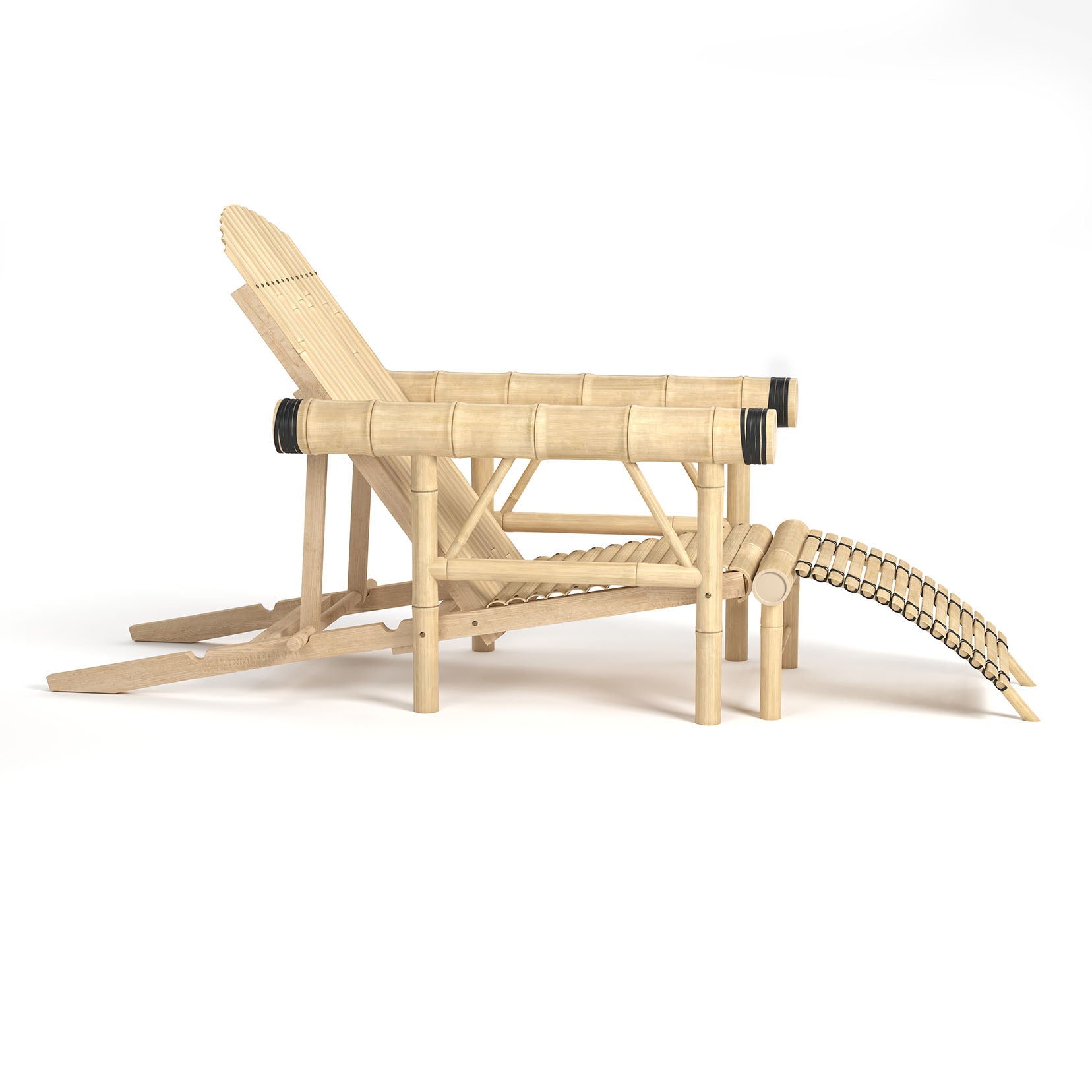 Ram Game Room Bamboo Tiki Lounge Chair (TCHAIR)