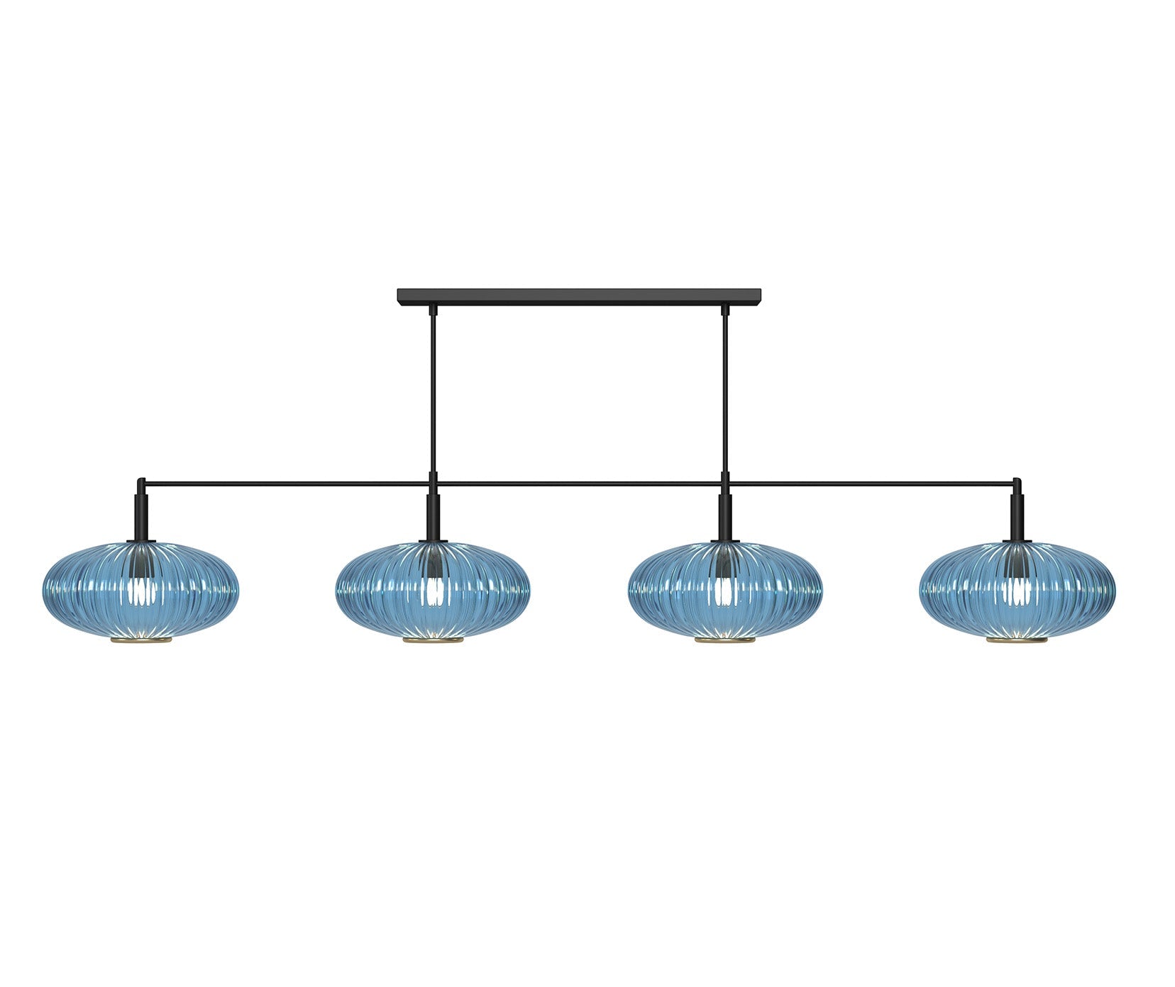 Ram Game Room - Prohibition 4 Glass Shade 65" Fixture (PRO66)