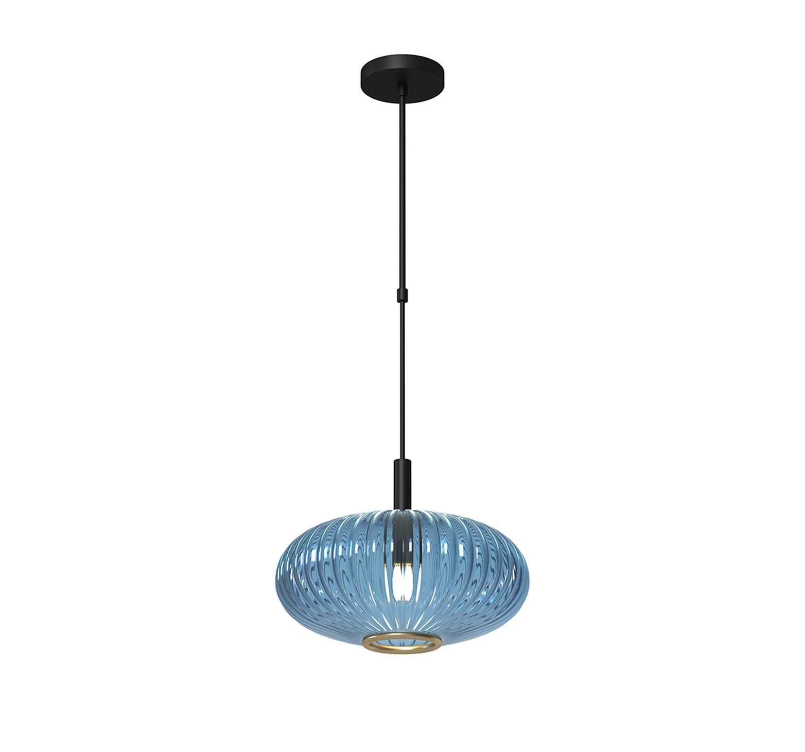 Ram Game Room - Prohibition Single Glass Pendant Light (PRO12)