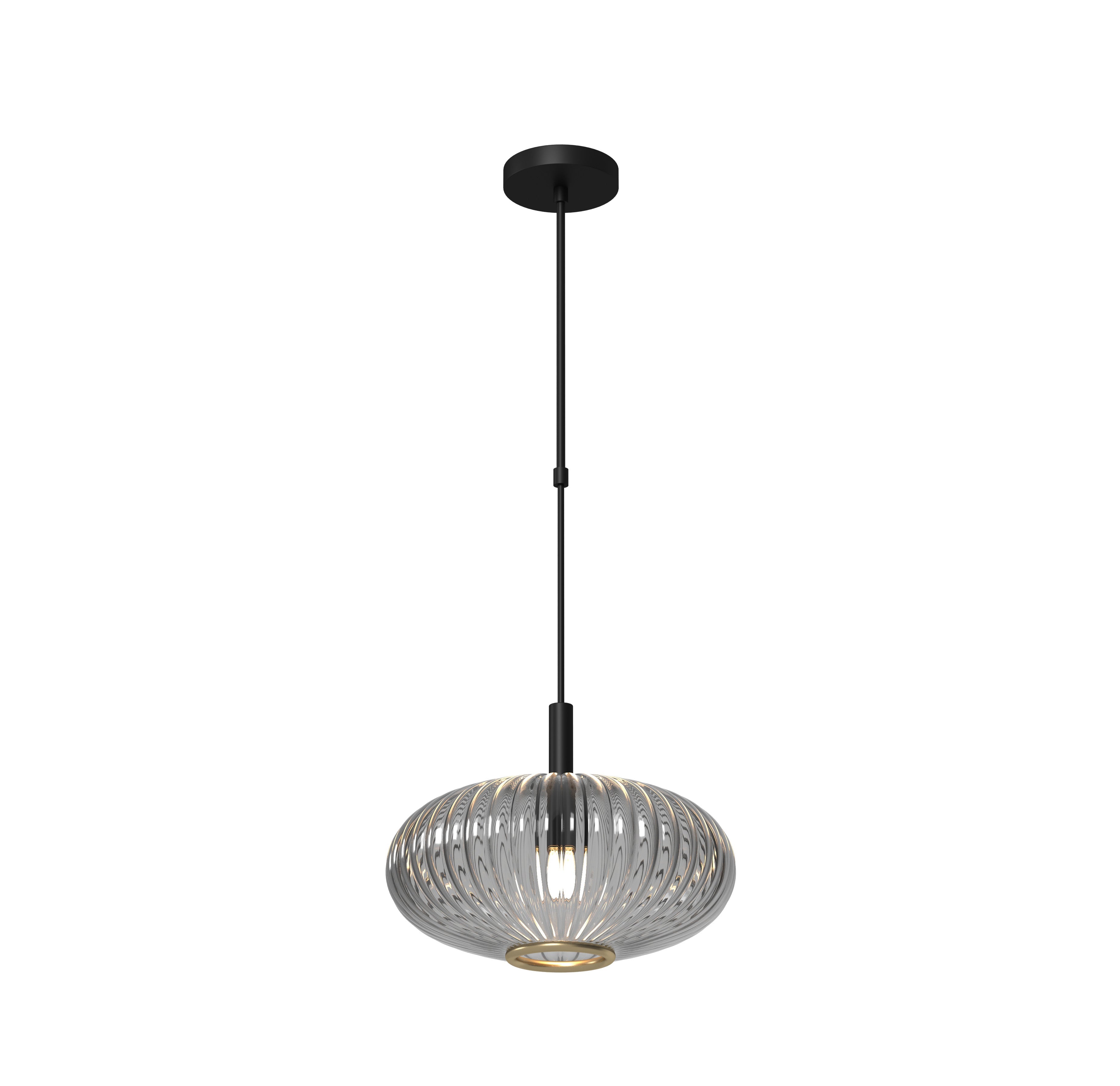 Ram Game Room - Prohibition Single Glass Pendant Light (PRO12)