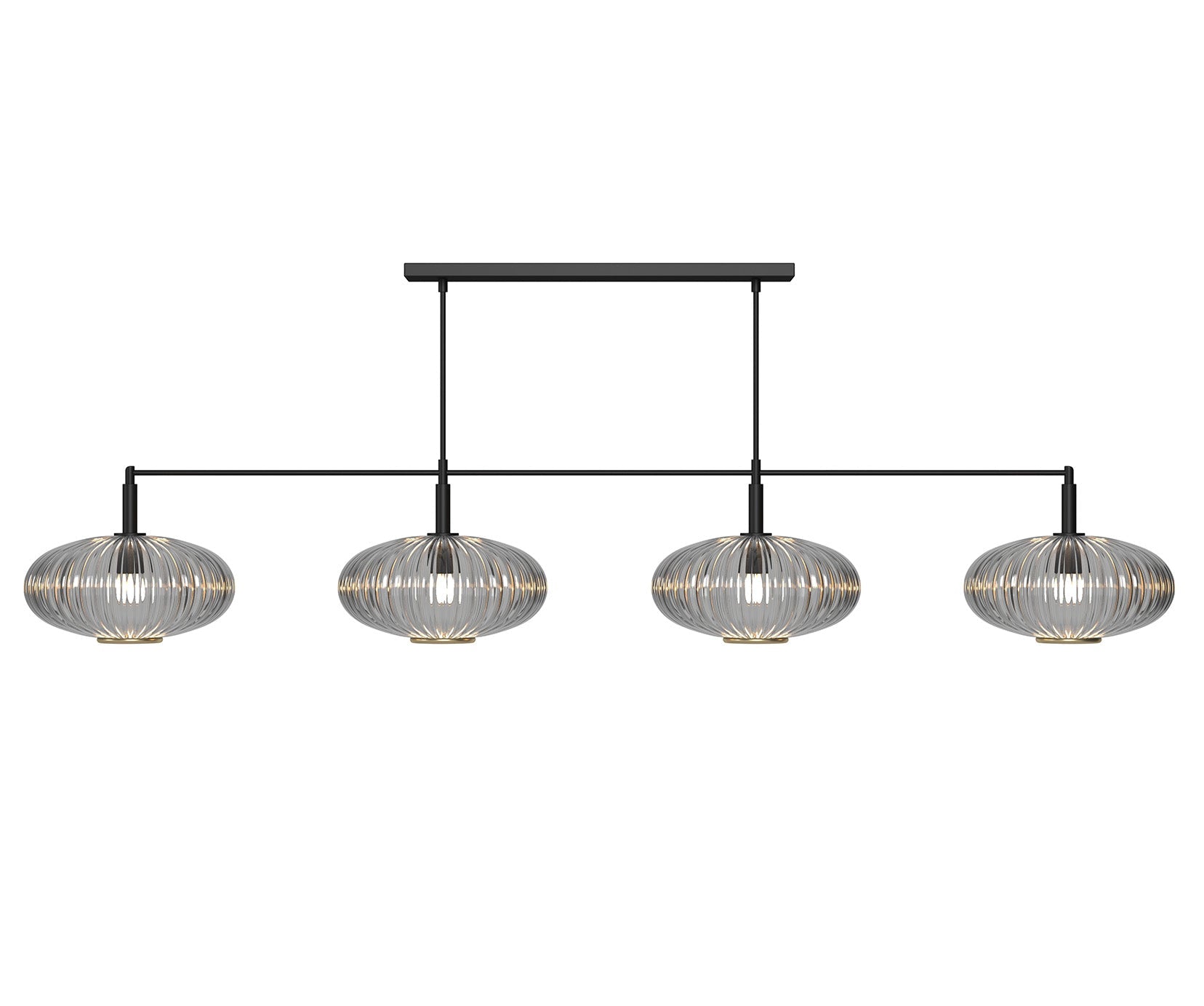 Ram Game Room - Prohibition 4 Glass Shade 65" Fixture (PRO66)