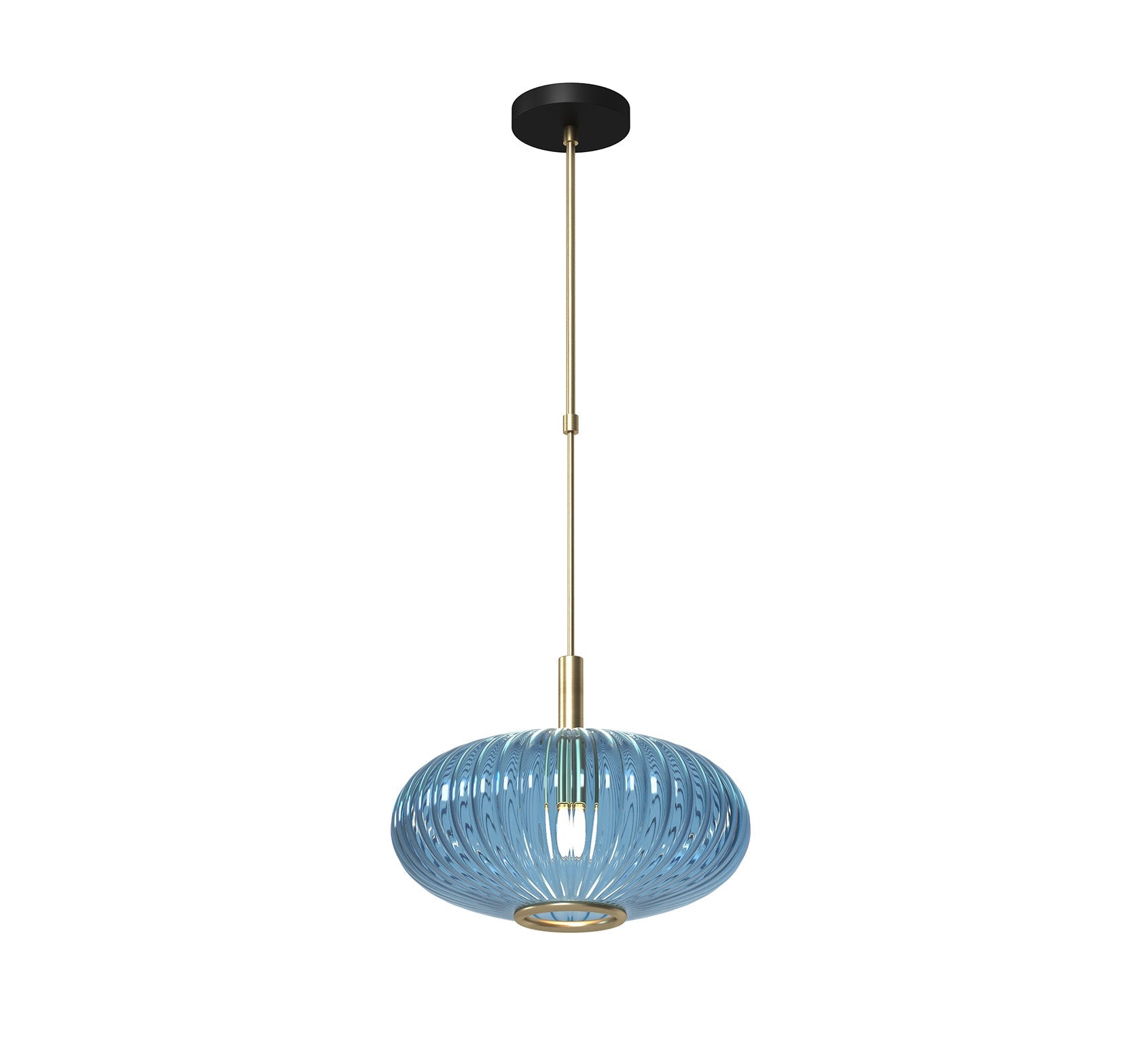 Ram Game Room - Prohibition Single Glass Pendant Light (PRO12)