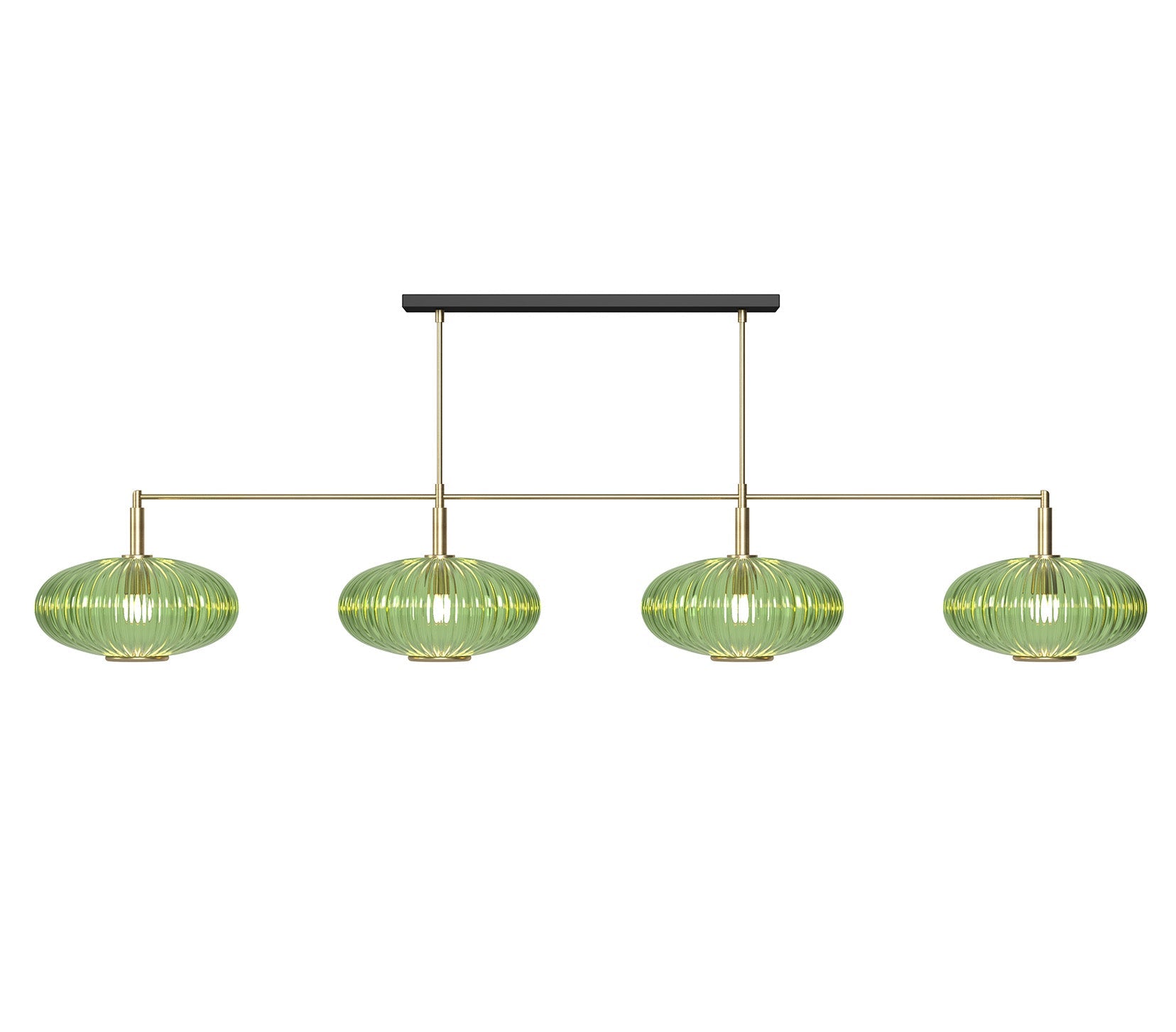 Ram Game Room - Prohibition 4 Glass Shade 65" Fixture (PRO66)