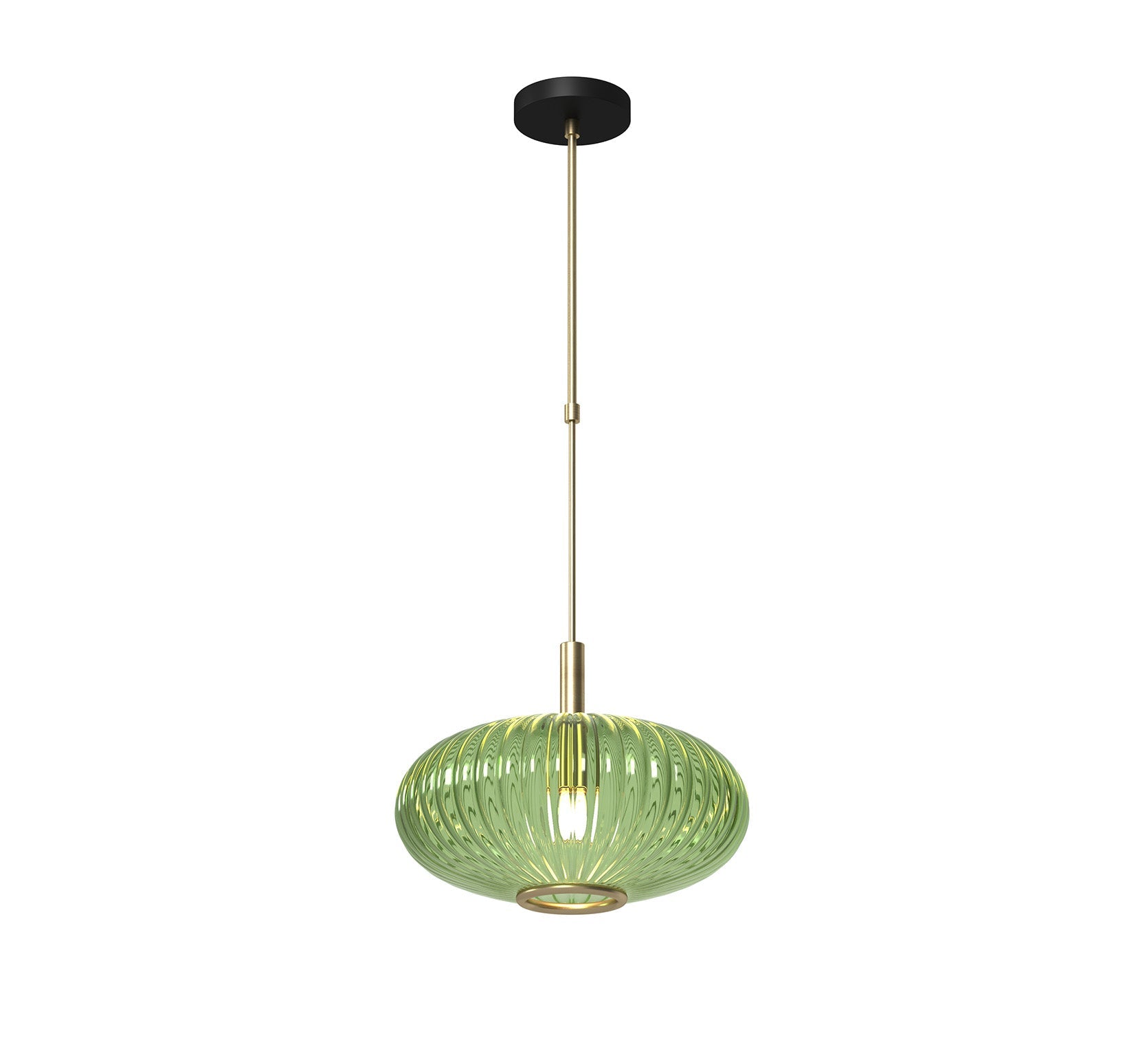 Ram Game Room - Prohibition Single Glass Pendant Light (PRO12)