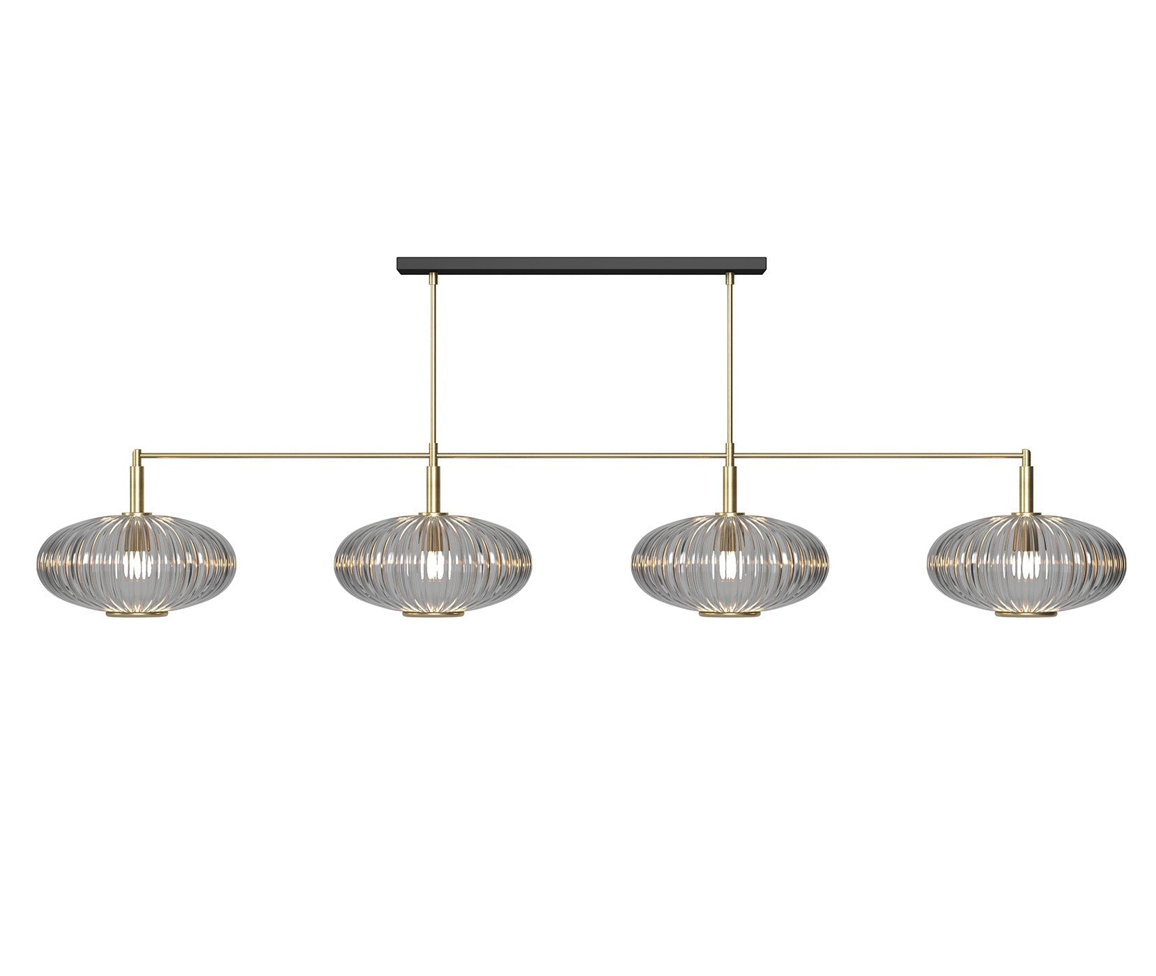 Ram Game Room - Prohibition 4 Glass Shade 65" Fixture (PRO66)