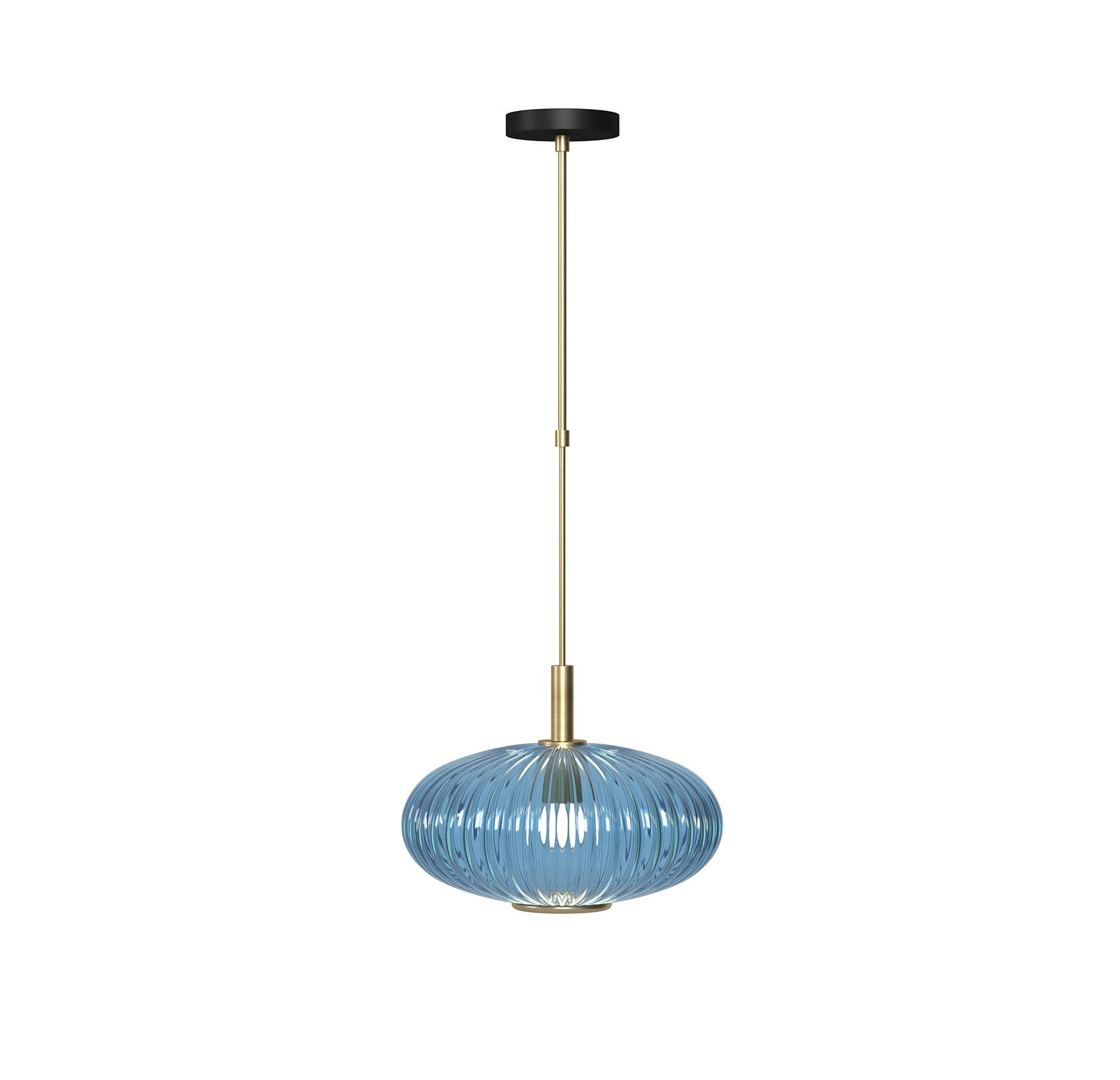 Ram Game Room - Prohibition Single Glass Pendant Light (PRO12)