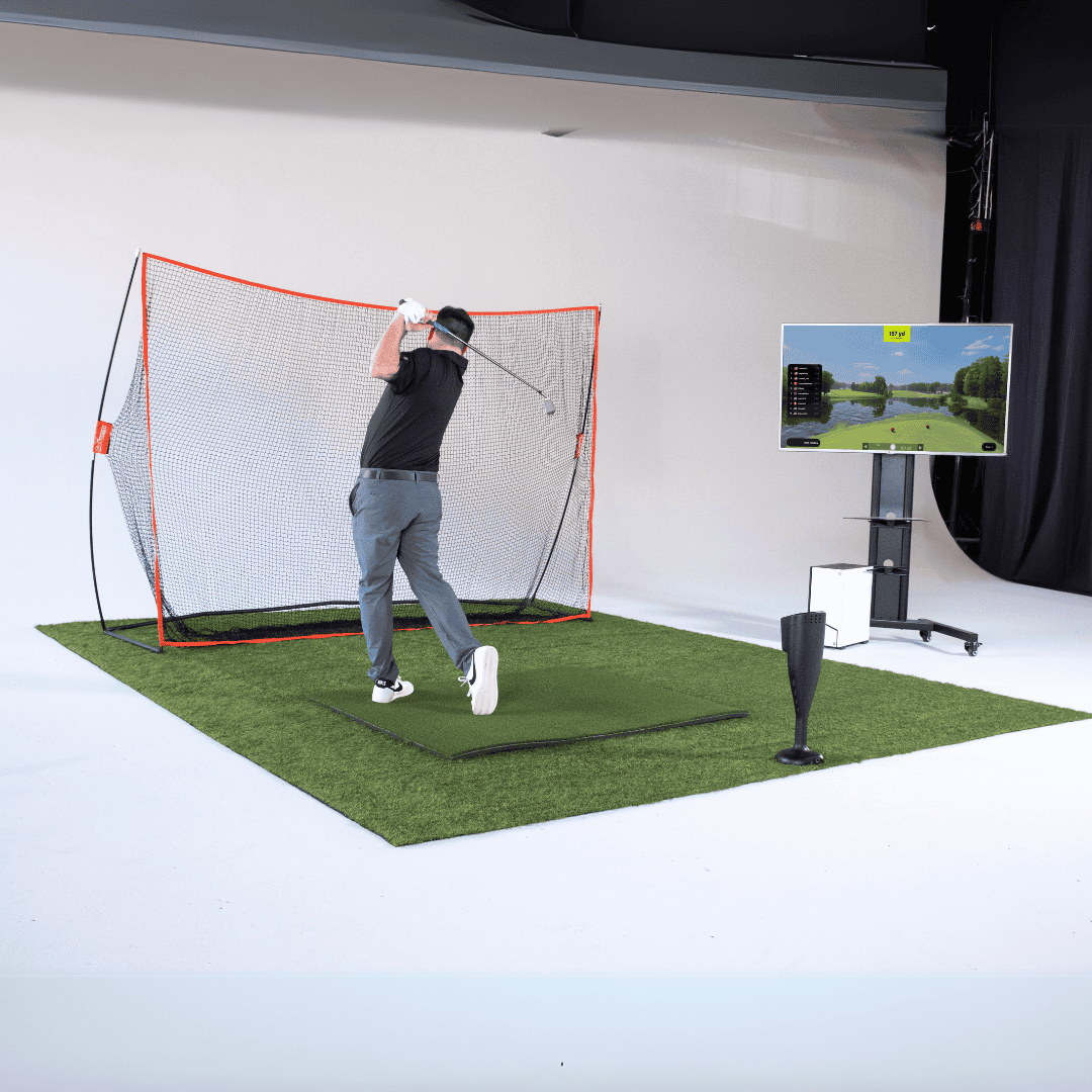 Red Stakes Golf RSG One Starter Bundle (RSG ONE + Mat + Net)