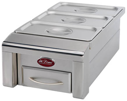 Cal Flame 12 Inch Drop-in Food Warmer