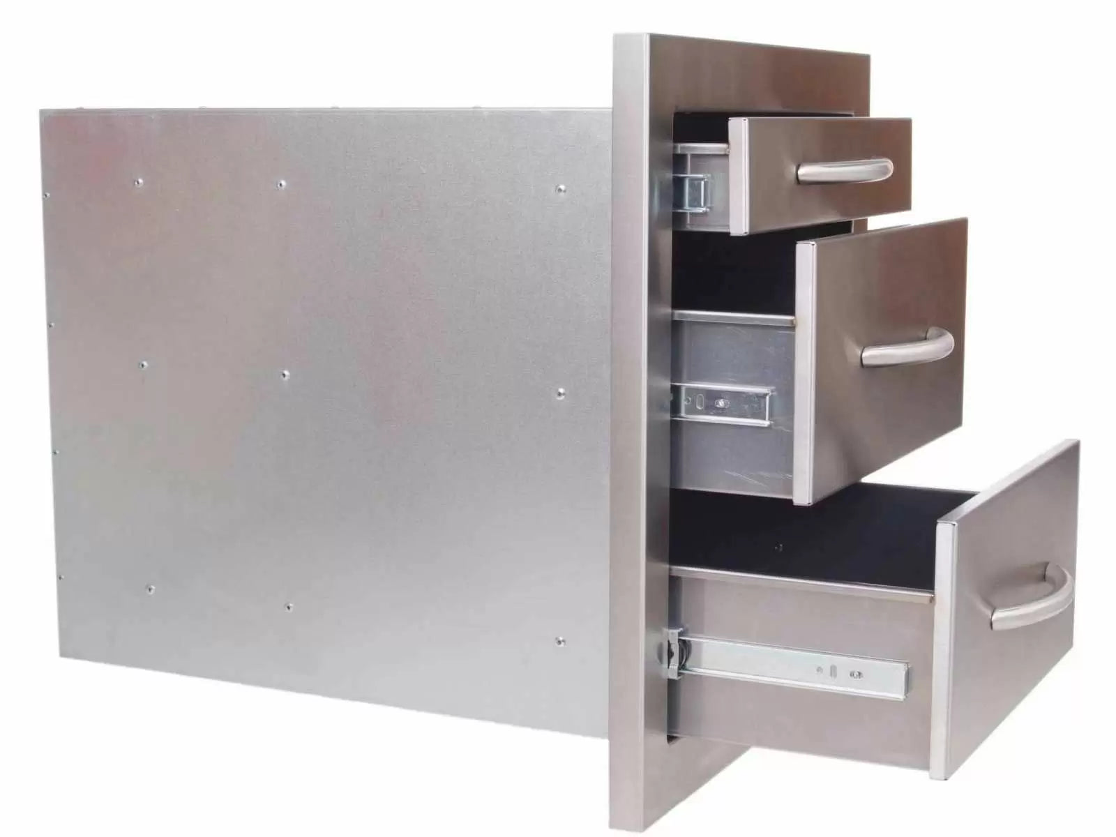 Cal Flame 18-Inch Triple Access Drawers