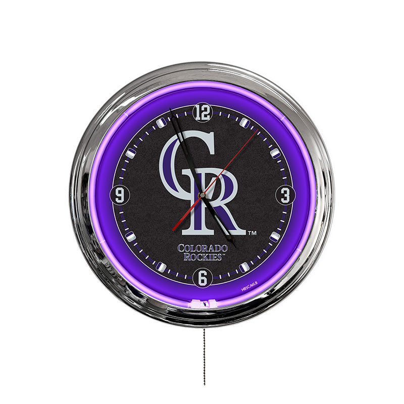 Holland Bar Stool Official Logo Multi Color LED Clock