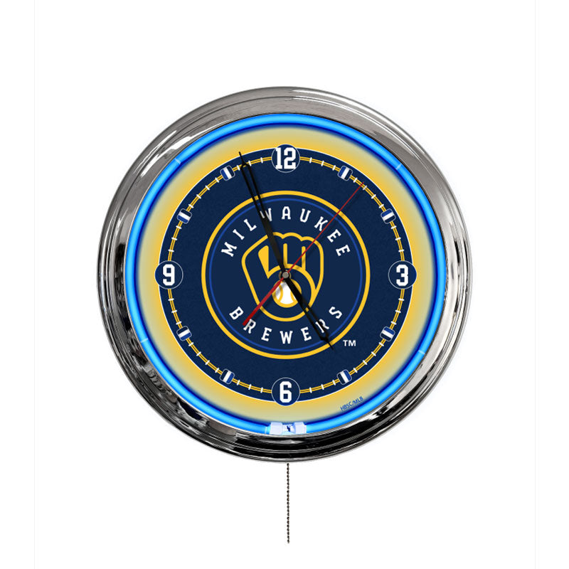 Holland Bar Stool Official Logo Multi Color LED Clock