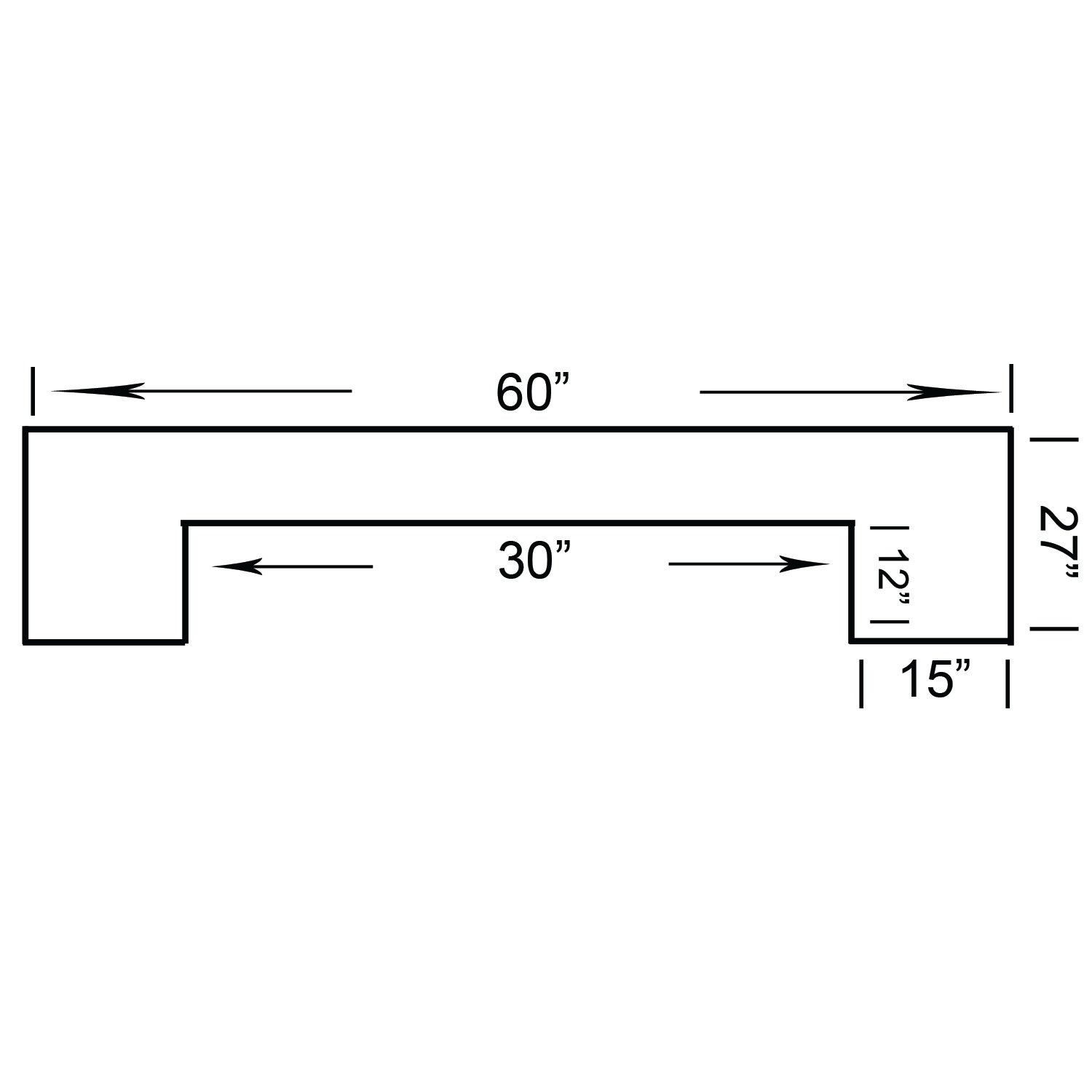 Ram Game Room 60" English Pub Style Bar (DBAR60)