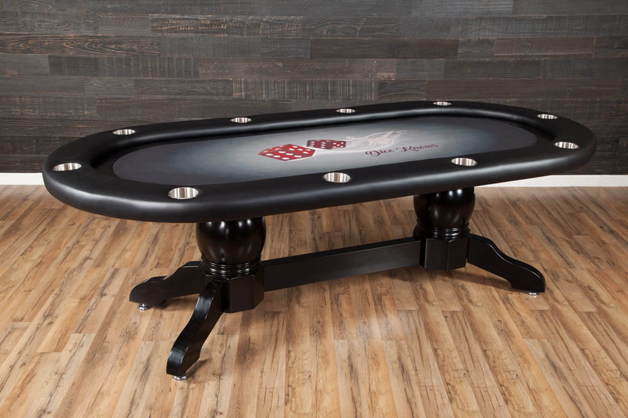 BBO Poker Table The Elite Poker Table with Black Racetrack (2BBO-ELT)