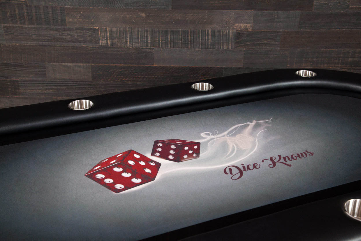 BBO Poker Table The Elite Poker Table with Black Racetrack (2BBO-ELT)
