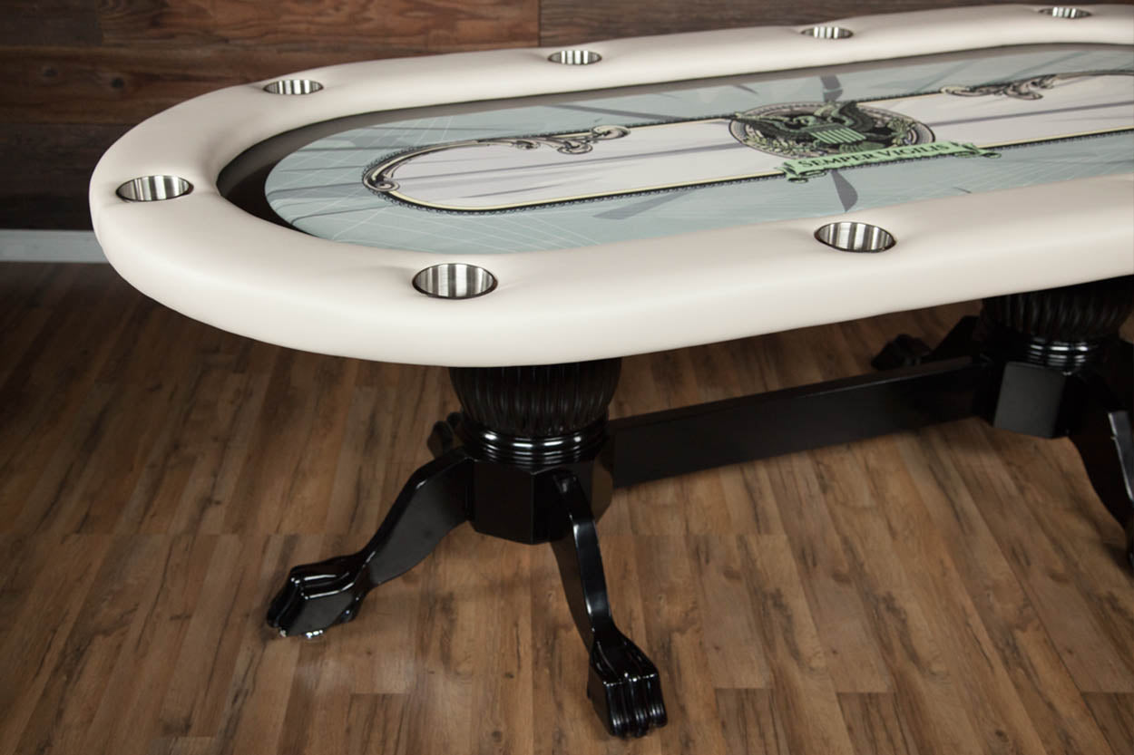 BBO Poker Table The Elite Poker Table with Black Racetrack (2BBO-ELT)