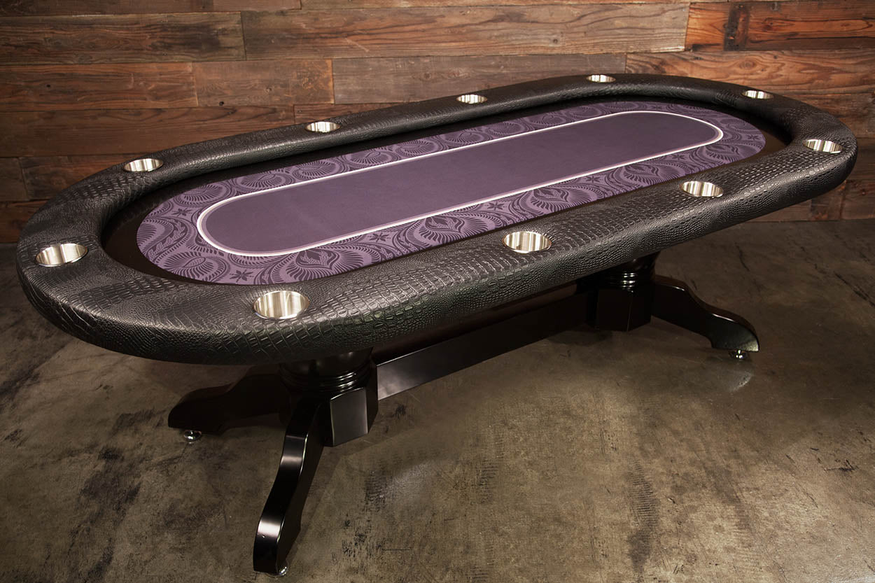 BBO Poker Table The Elite Poker Table with Black Racetrack (2BBO-ELT)