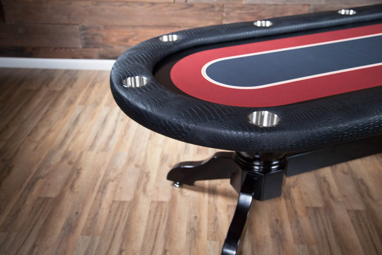 BBO Poker Table The Elite Poker Table with Black Racetrack (2BBO-ELT)