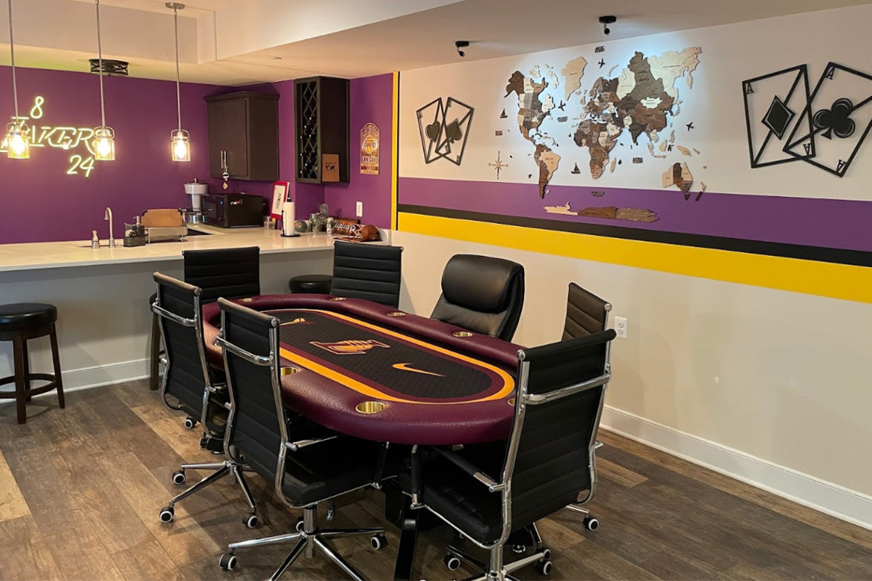 BBO Poker Table The Elite Poker Table with Black Racetrack (2BBO-ELT)