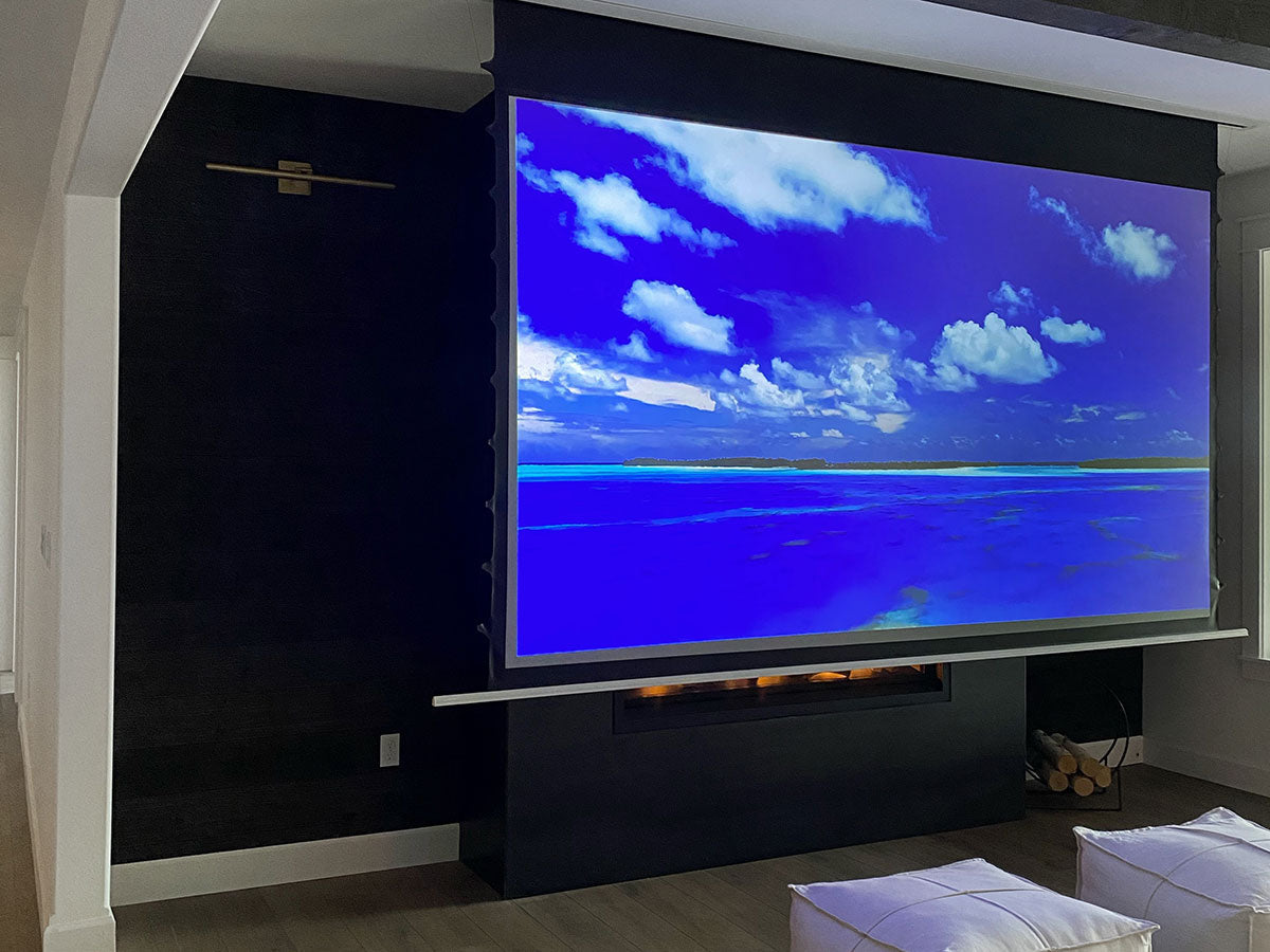 Elite Screens Evanesce Tab-Tension B Cinegrey 5D
