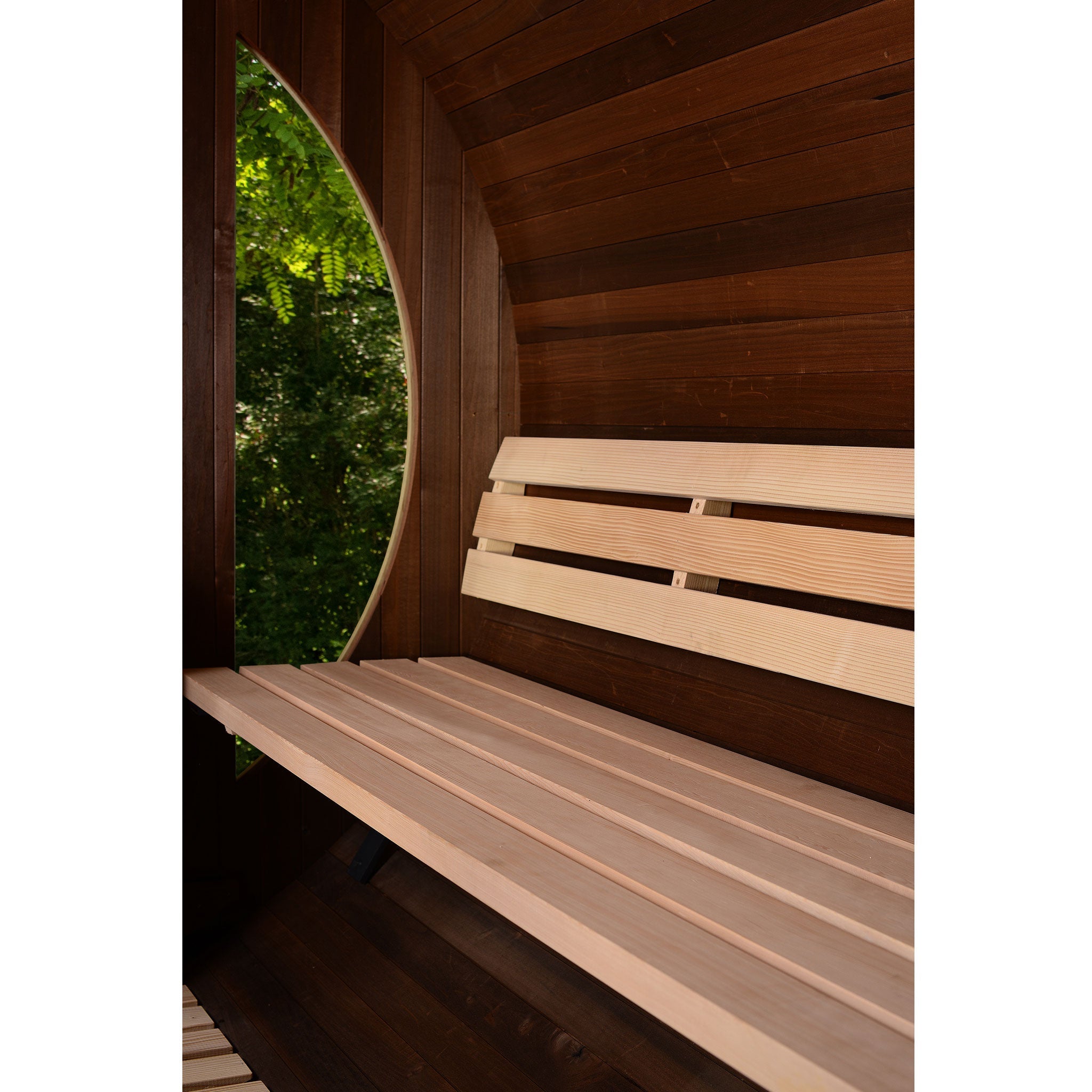 ThermaSol Phoenix - Popular, Onyx Stainless Steel, 4-6 Person, Barrel Sauna