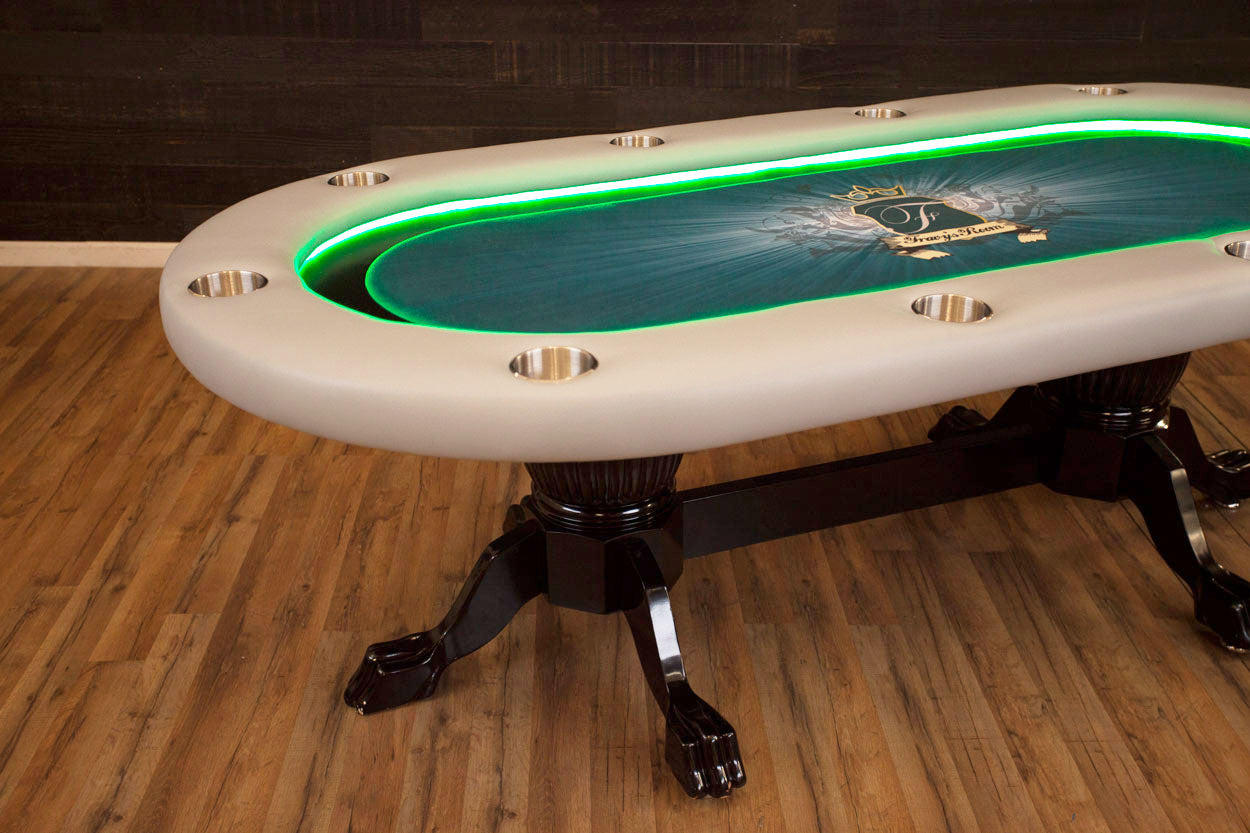 BBO Poker Table Elite Alpha LED Poker Table (2BBO-ELTA)