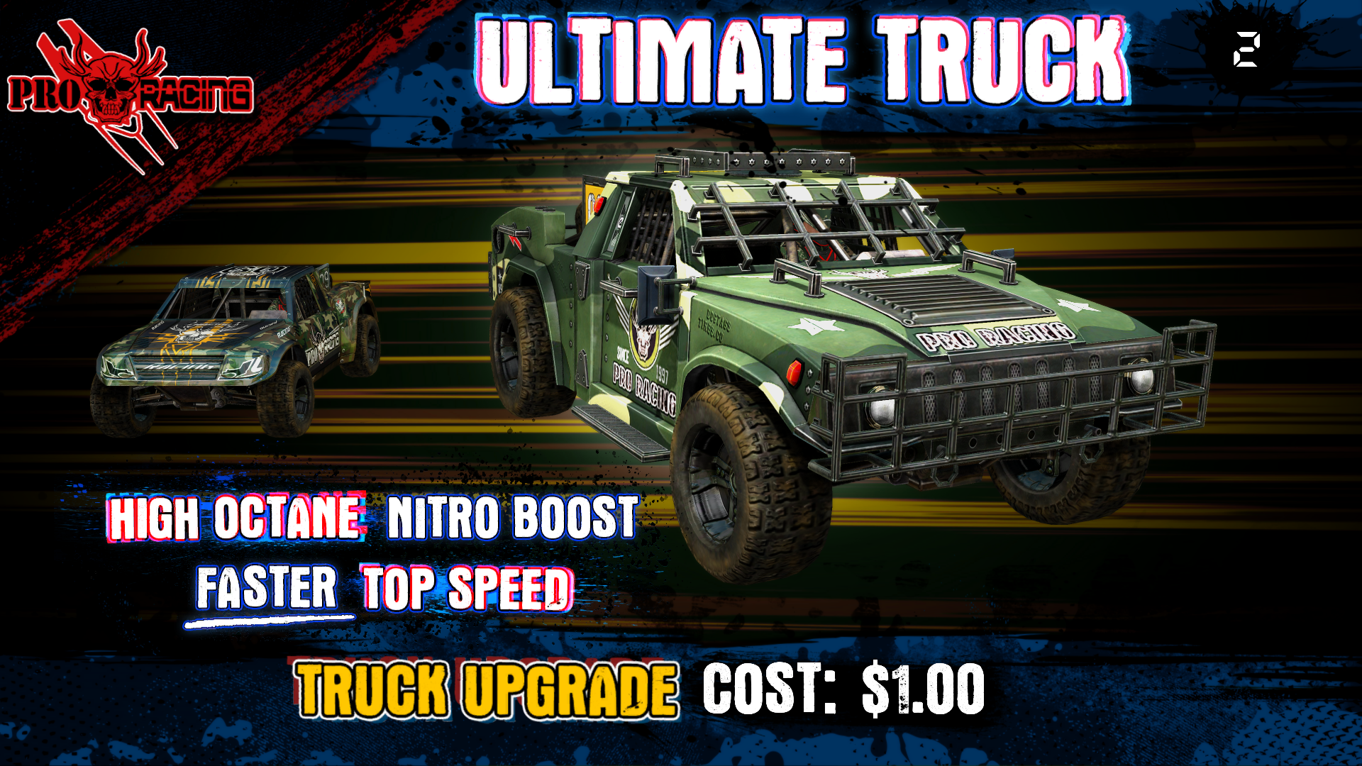 Raw Thrills Nitro Trucks Racing Arcade Game