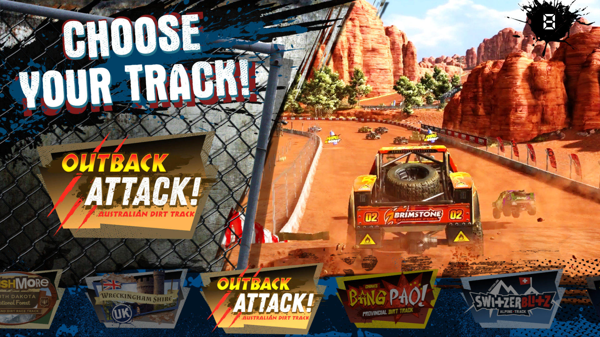 Raw Thrills Nitro Trucks Racing Arcade Game