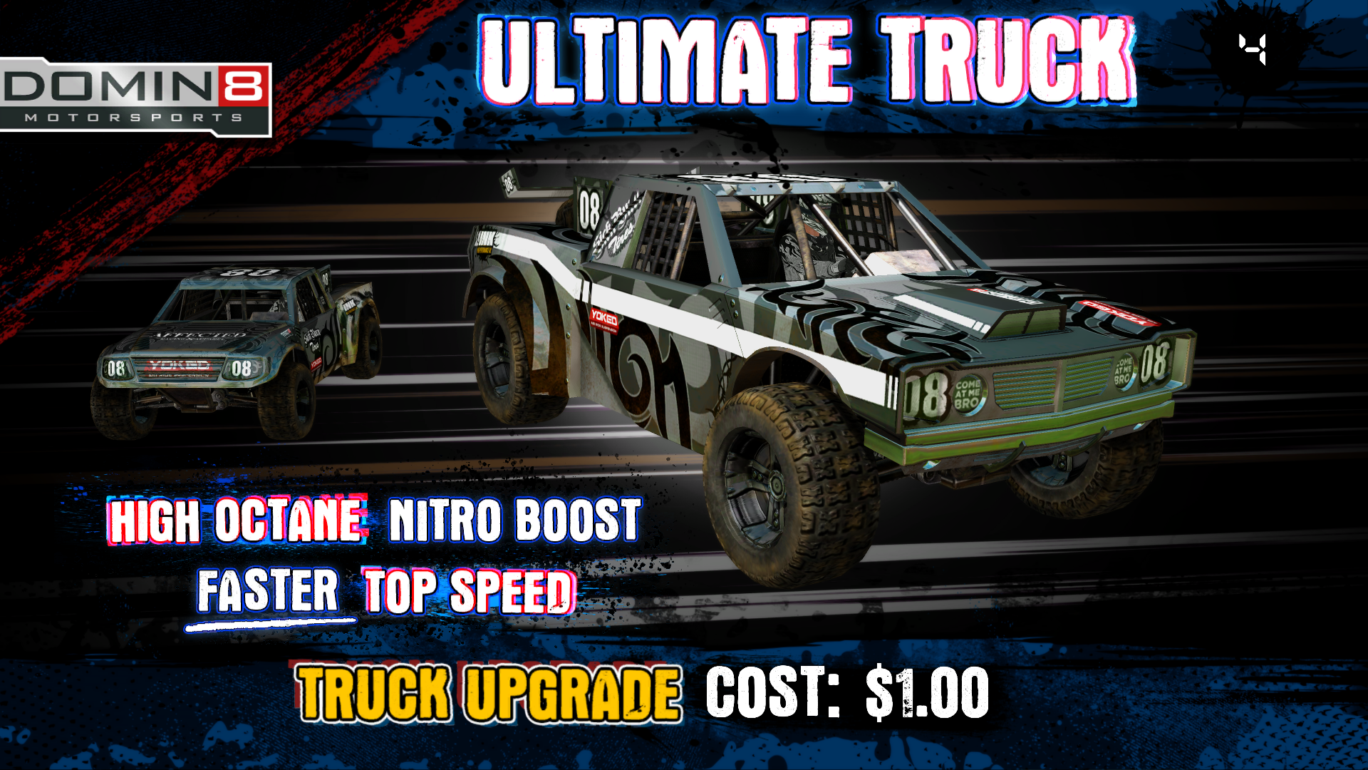 Raw Thrills Nitro Trucks Racing Arcade Game