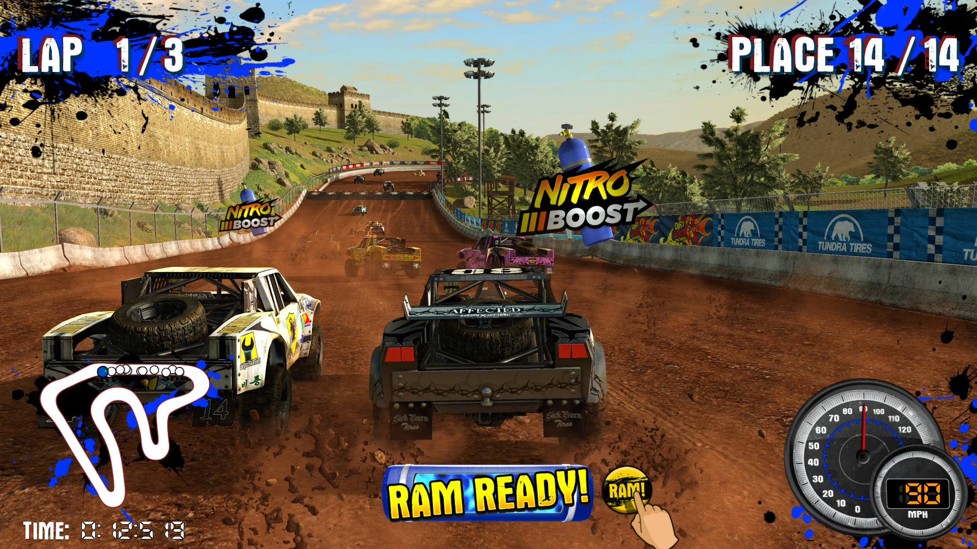 Raw Thrills Nitro Trucks Racing Arcade Game