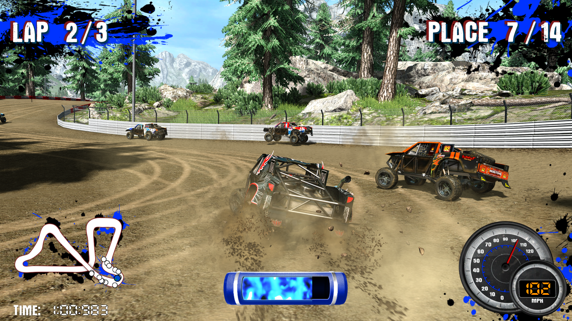 Raw Thrills Nitro Trucks Racing Arcade Game