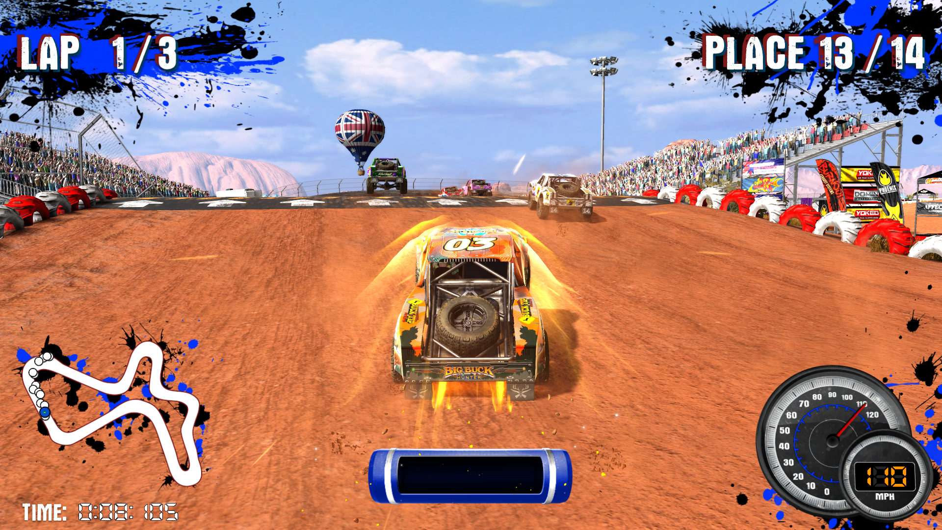 Raw Thrills Nitro Trucks Racing Arcade Game