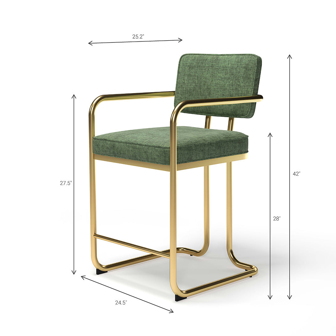 Ram Game Room Prohibition Barstool (PROBSTL2ARM)