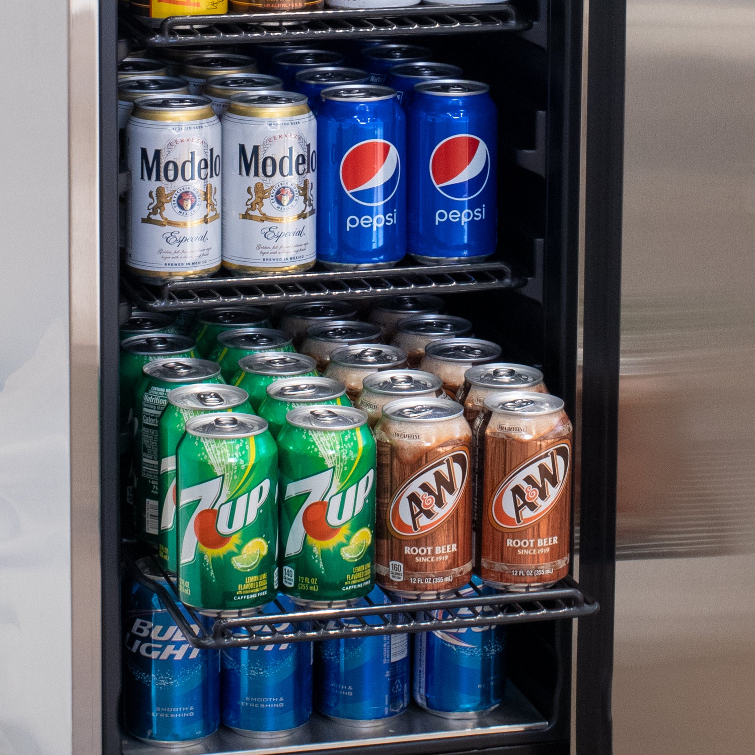 Kegco 15" Wide Outdoor Built-In Commercial Beverage Center - Glass Door