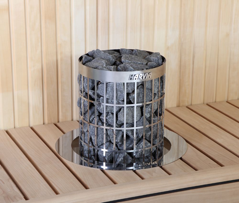Harvia HPC1 Embedding Flange PC70/90 | Steel