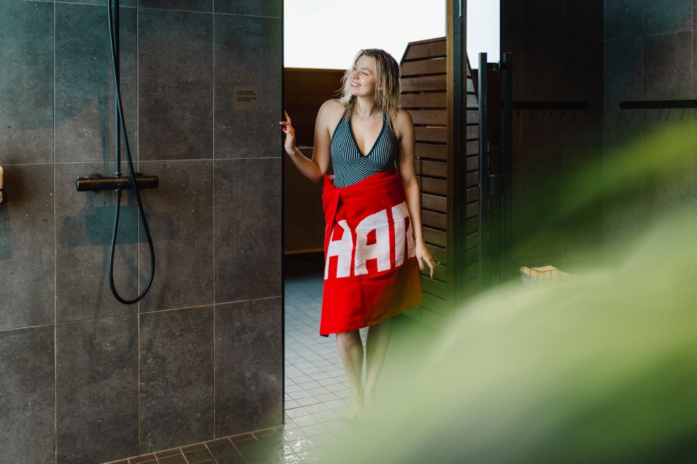 Harvia SAC80402 Towel Harvia 35 x 55cm Red