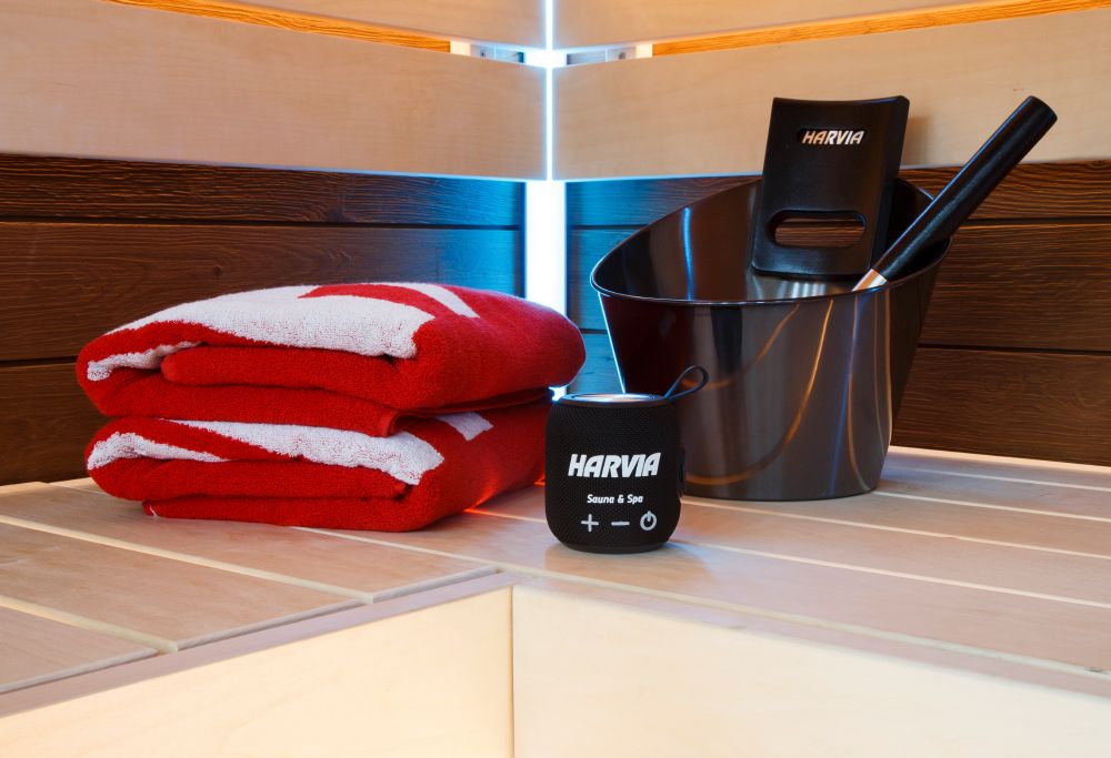 Harvia SAC80501 Waterproof Harvia Speaker | Black